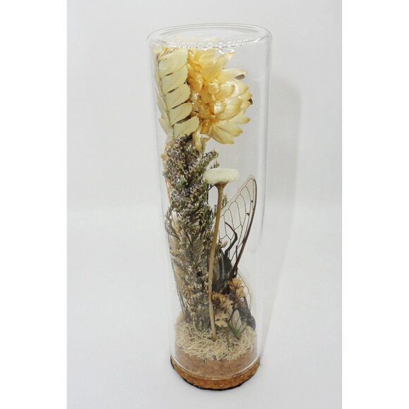 Vinegaroon Bee Crystal Oddity Jar curiosity dome flowers whip scorpion taxidermy - Picture 12 of 14